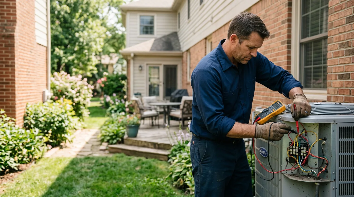 HVAC technician working near Middletown, VA